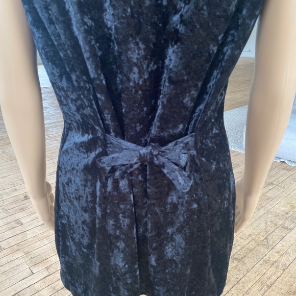 Vintage 1980s "Fairweather" Velvet Vest - Picture 6 of 8